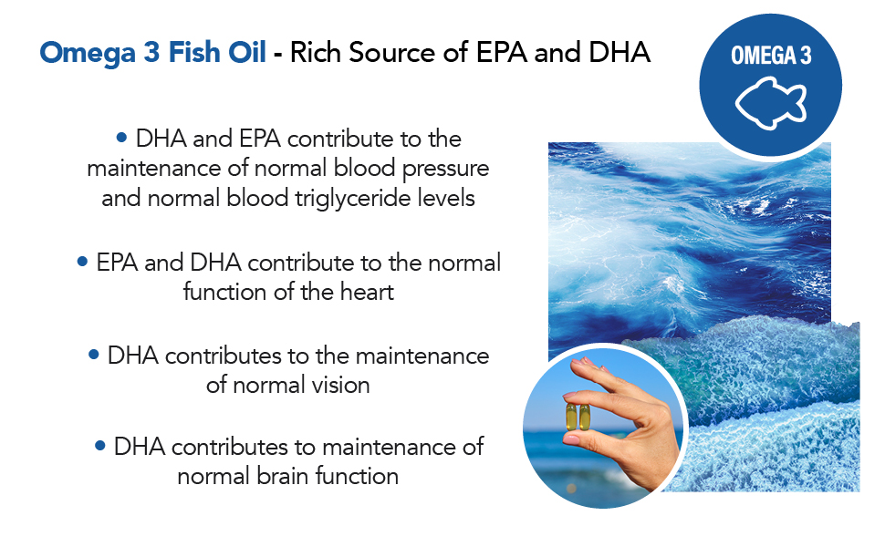 rich in EPA DHA healthy heart vision brain function blood pressure