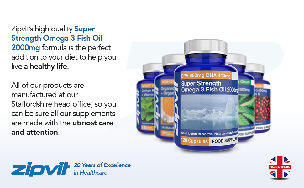 super strength omega 3 fish oil 2000mg