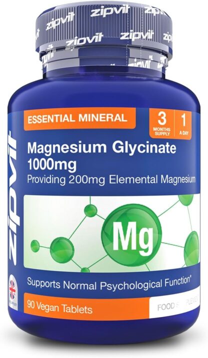 Zipvit Magnesium 500mg of Elemental Magnesium, High-Strength Magnesium Tablets, 3 Month Supply, 90 Vegan Tablets, Magnesium Supplements for Muscle, Bone & Energy, All-Round Magnesium Supplement - Image 10