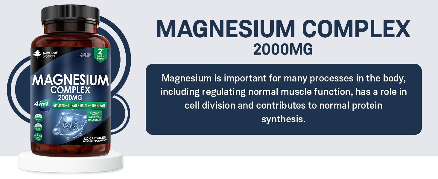 Magnesium Threonate - 120 Capsules