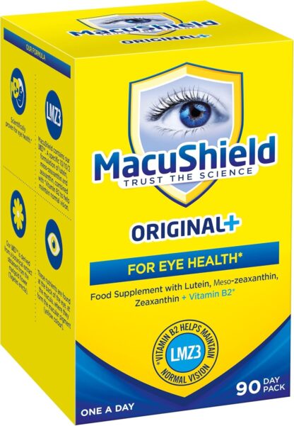 MacuShield Original Plus Capsules - 90-day pack, Eye Health Supplement* with Lutein Zeaxanthin and Meso-Zeaxanthin + Vitamin B2 (Riboflavin) which Helps Support Normal Vision, 90 count (Pack of 1) - Image 6