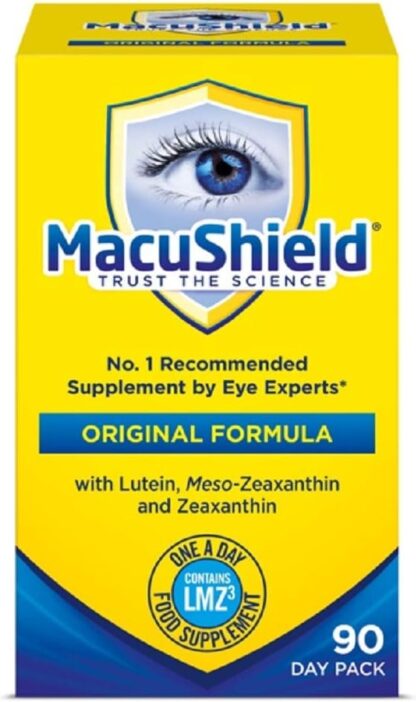 MacuShield Original Plus Capsules - 90-day pack, Eye Health Supplement* with Lutein Zeaxanthin and Meso-Zeaxanthin + Vitamin B2 (Riboflavin) which Helps Support Normal Vision, 90 count (Pack of 1) - Image 13