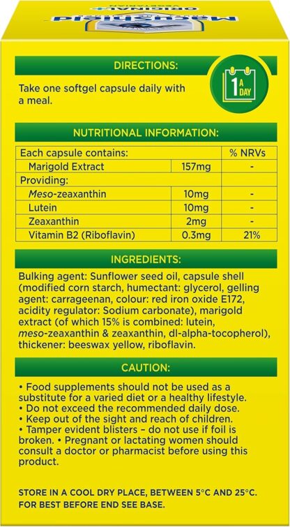 MacuShield Original Plus Capsules - 90-day pack, Eye Health Supplement* with Lutein Zeaxanthin and Meso-Zeaxanthin + Vitamin B2 (Riboflavin) which Helps Support Normal Vision, 90 count (Pack of 1) - Image 27