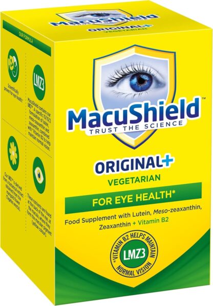 MacuShield Original Plus Capsules - 90-day pack, Eye Health Supplement* with Lutein Zeaxanthin and Meso-Zeaxanthin + Vitamin B2 (Riboflavin) which Helps Support Normal Vision, 90 count (Pack of 1) - Image 28