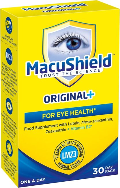 MacuShield Original Plus Capsules - 90-day pack, Eye Health Supplement* with Lutein Zeaxanthin and Meso-Zeaxanthin + Vitamin B2 (Riboflavin) which Helps Support Normal Vision, 90 count (Pack of 1) - Image 30