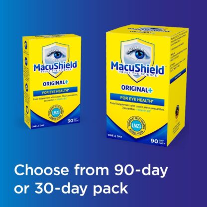 MacuShield Original Plus Capsules - 90-day pack, Eye Health Supplement* with Lutein Zeaxanthin and Meso-Zeaxanthin + Vitamin B2 (Riboflavin) which Helps Support Normal Vision, 90 count (Pack of 1) - Image 31