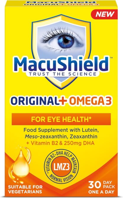 MacuShield Original Plus Capsules - 90-day pack, Eye Health Supplement* with Lutein Zeaxanthin and Meso-Zeaxanthin + Vitamin B2 (Riboflavin) which Helps Support Normal Vision, 90 count (Pack of 1) - Image 32