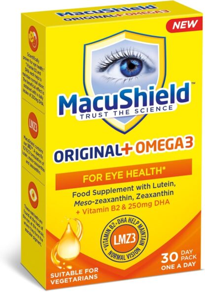 MacuShield Original Plus Capsules - 90-day pack, Eye Health Supplement* with Lutein Zeaxanthin and Meso-Zeaxanthin + Vitamin B2 (Riboflavin) which Helps Support Normal Vision, 90 count (Pack of 1) - Image 33