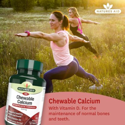 Natures Aid Calcium, Magnesium and Zinc, Maintain Normal Bones, Teeth and Muscle Function, Vegan, 90 Tablets - Image 8