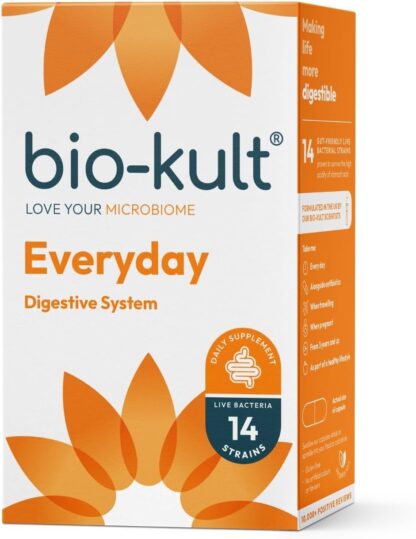 Bio-Kult Everyday Multi-Strain Formulation Probiotics for Digestive System, 60 Capsules (Pack of 1) - Image 2