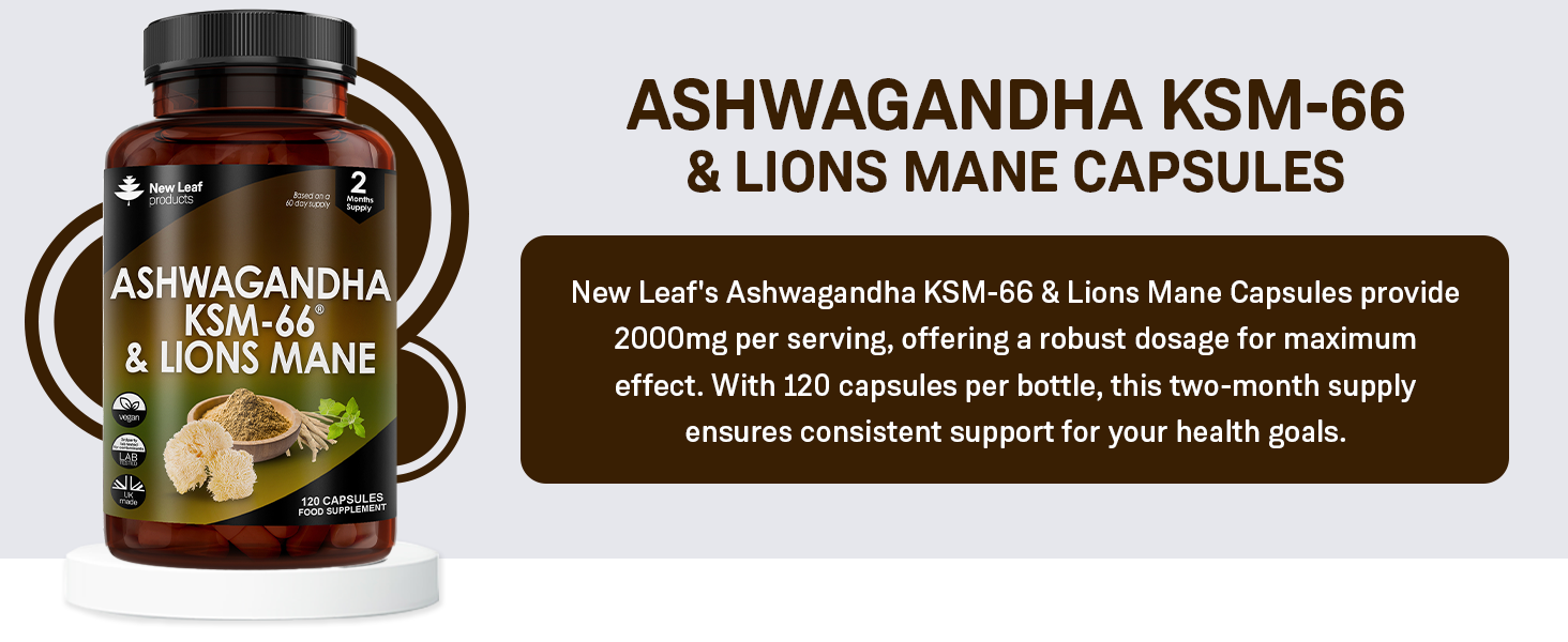 Ashwagandha & Lions Mane