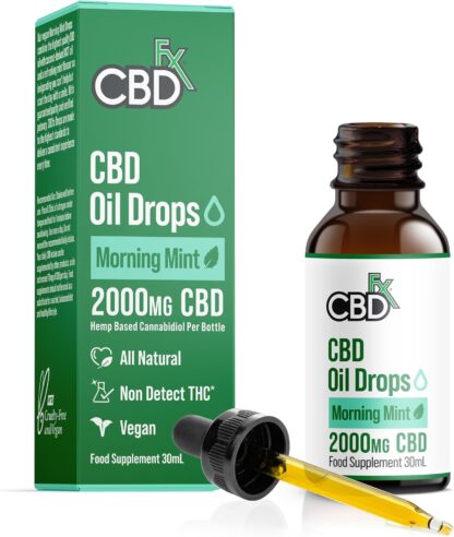 CBDfx 2000mg CBD Oil, High Strength CBD Oil, Very Berry Flavoured CBD Oil Drops, Vegan, Natural, Non-GMO, Blended with MCT Oil, No THC, 30ml (40 Days) - Image 9