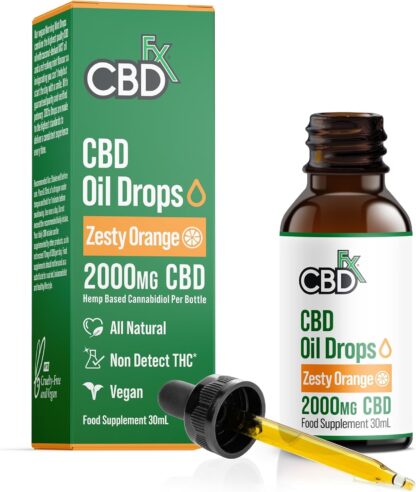 CBDfx 2000mg CBD Oil, High Strength CBD Oil, Very Berry Flavoured CBD Oil Drops, Vegan, Natural, Non-GMO, Blended with MCT Oil, No THC, 30ml (40 Days) - Image 17