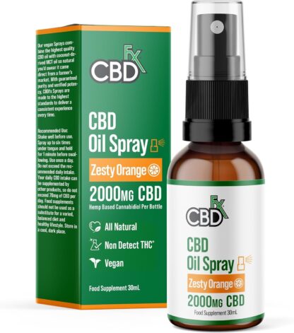 CBDfx 2000mg CBD Oil, High Strength CBD Oil, Very Berry Flavoured CBD Oil Drops, Vegan, Natural, Non-GMO, Blended with MCT Oil, No THC, 30ml (40 Days) - Image 32