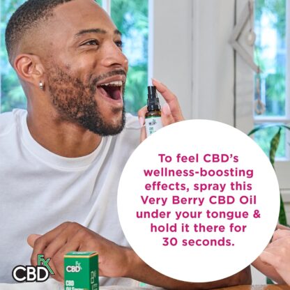 CBDfx 2000mg CBD Oil, High Strength CBD Oil, Very Berry Flavoured CBD Oil Drops, Vegan, Natural, Non-GMO, Blended with MCT Oil, No THC, 30ml (40 Days) - Image 51