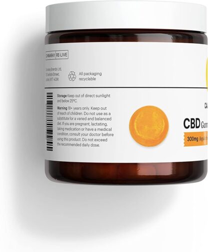 Cannaray CBD Gummies, 300mg | Regular Strength | Delicious Natural Orange | Vegan, THC-Free & GMO-Free (30 Gummies) - Image 9