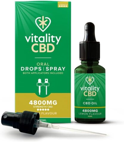 Vitality CBD Drops, Spray in MCT Oil 2400 mg, Berry, 30 ml, NO THC - Image 17