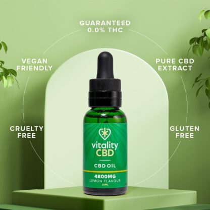 Vitality CBD Drops, Spray in MCT Oil 2400 mg, Berry, 30 ml, NO THC - Image 19