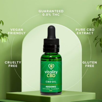 Vitality CBD Drops, Spray in MCT Oil 2400 mg, Berry, 30 ml, NO THC - Image 26