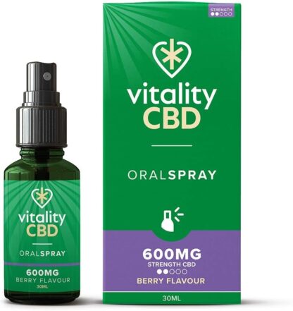 Vitality CBD Drops, Spray in MCT Oil 2400 mg, Berry, 30 ml, NO THC - Image 30