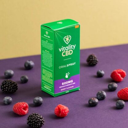 Vitality CBD Drops, Spray in MCT Oil 2400 mg, Berry, 30 ml, NO THC - Image 33