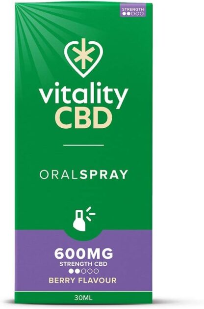 Vitality CBD Drops, Spray in MCT Oil 2400 mg, Berry, 30 ml, NO THC - Image 34