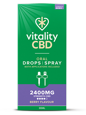 CBD Oral Drops/Spray Berry 2400mg