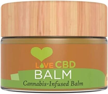 Love CBD Balm - 1000mg CBD - Broad Spectrum - Moisturising - Skin Nourishment - Soothing Muscles and Joint Relief - Natural Ingredients - UK Made