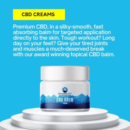 Blessed CBD | CBD Cream | High CBD Concentration Skin Balm | 100% Natural, One Size - Image 2