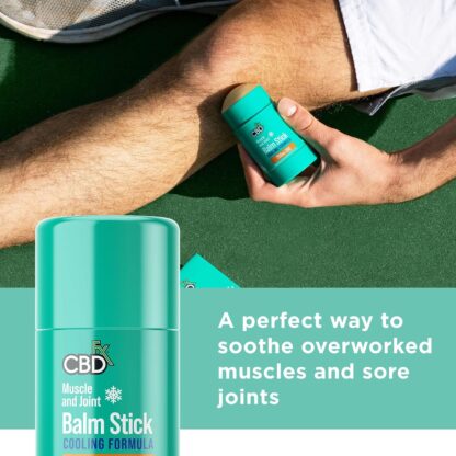 CBDfx 750mg CBD High Strength Muscle & Joint Balm Stick with Menthol, Wintergreen and Black Pepper Oil 60ml - Image 2