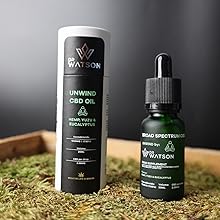 Unwind CBD oil by Dr Watson for calm relief support high strength and effective