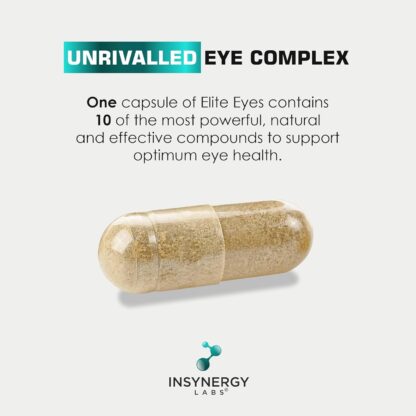 Eye Vitamins (Maximum Dose in UK) Superior Eye Supplement 10 Ingredients, 90 Capsules - Lutein, Zeaxanthin,Bilberry, Eye Health Capsules Eye Health Vision Health - Image 2