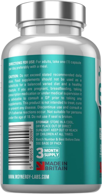 Eye Vitamins (Maximum Dose in UK) Superior Eye Supplement 10 Ingredients, 90 Capsules - Lutein, Zeaxanthin,Bilberry, Eye Health Capsules Eye Health Vision Health - Image 5