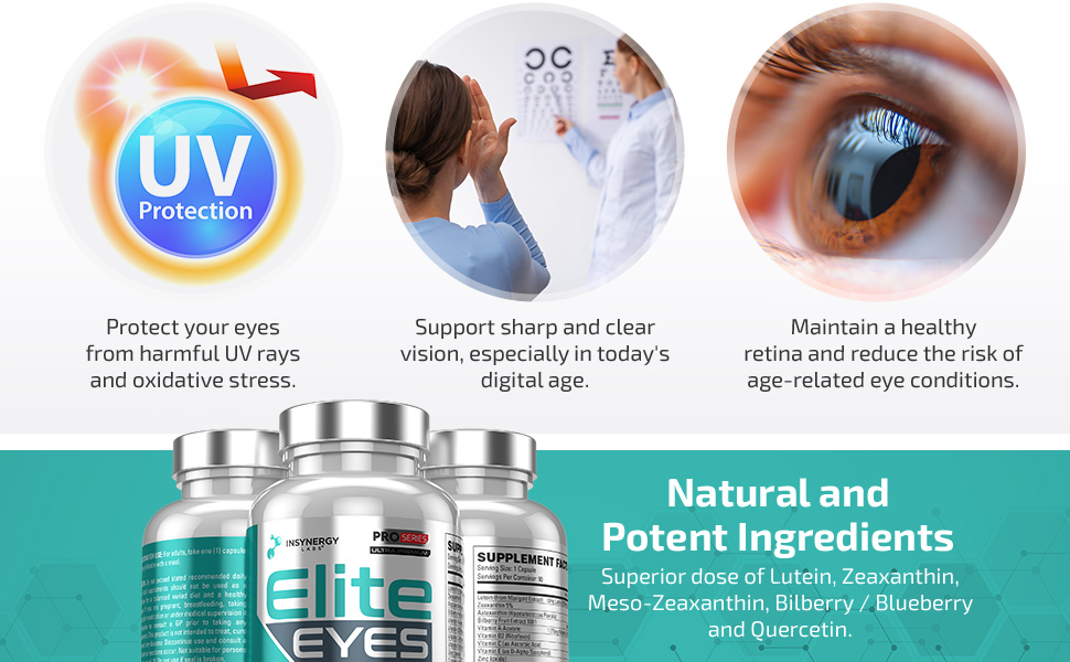 ultra premium eye vitamins complex elite strongest vision supplement vegan capsules food formula 